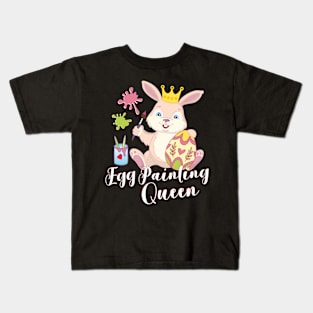Egg Painting Queen Kids T-Shirt